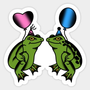 Party Frogs Sticker